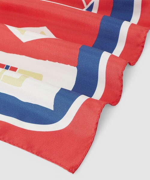 allureville（アルアバイル）の「パッチワークプリントスカーフ（バンダナ/スカーフ・レディース・レッド系その他/ブルー系その他・FREE）」の5枚目の写真