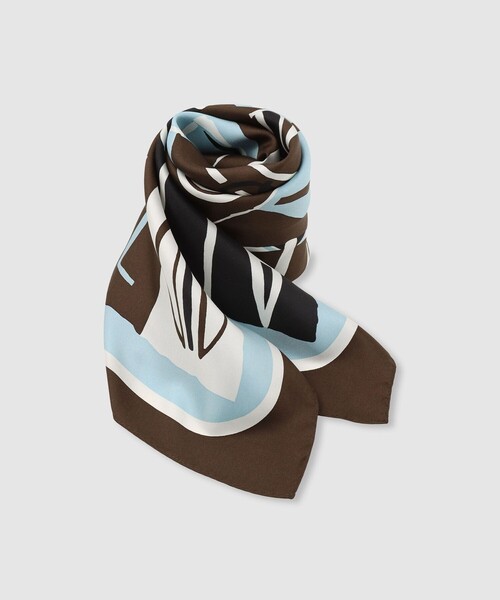 allureville（アルアバイル）の「パッチワークプリントスカーフ（バンダナ/スカーフ・レディース・レッド系その他/ブルー系その他・FREE）」の6枚目の写真