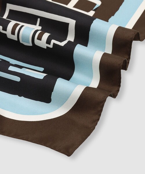 allureville（アルアバイル）の「パッチワークプリントスカーフ（バンダナ/スカーフ・レディース・レッド系その他/ブルー系その他・FREE）」の8枚目の写真