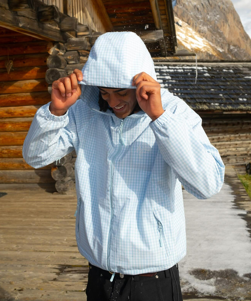 WISM(ウィズム)の「Liju / リジュ GALLERY GINGHAM SHELL(その他アウター・メンズ・ライトブルー・LARGE/MEDIUM)」の2枚目の写真