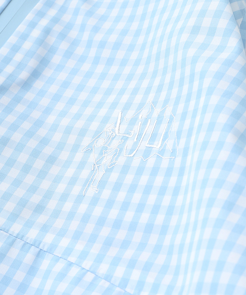 WISM(ウィズム)の「Liju / リジュ GALLERY GINGHAM SHELL(その他アウター・メンズ・ライトブルー・LARGE/MEDIUM)」の9枚目の写真