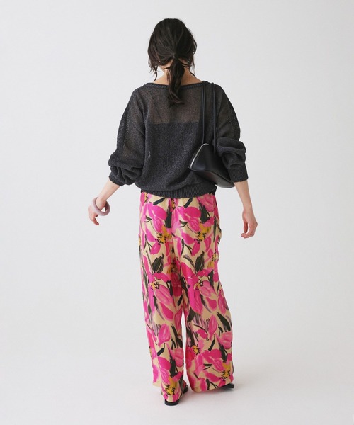 BABYLONE（バビロン）の「【ZOZOTOWN先行予約】ハナガライージースラックス（その他パンツ・レディース・ピンク・フリー）」の9枚目の写真