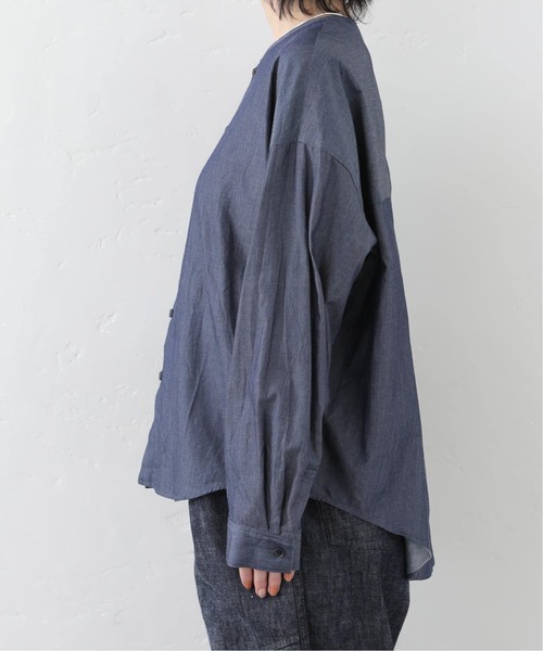 JOURNAL STANDARD LUXE（ジャーナルスタンダード　ラックス）の「Kalina's frill SH（シャツ/ブラウス・レディース・ネイビー/ホワイト・FREE）」の8枚目の写真