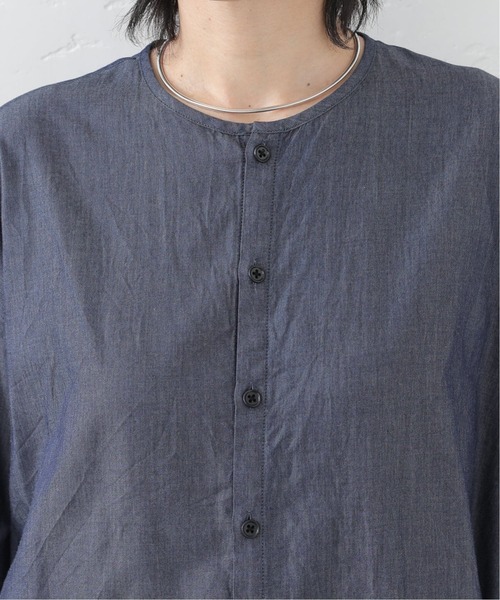 JOURNAL STANDARD LUXE（ジャーナルスタンダード　ラックス）の「Kalina's frill SH（シャツ/ブラウス・レディース・ネイビー/ホワイト・FREE）」の10枚目の写真