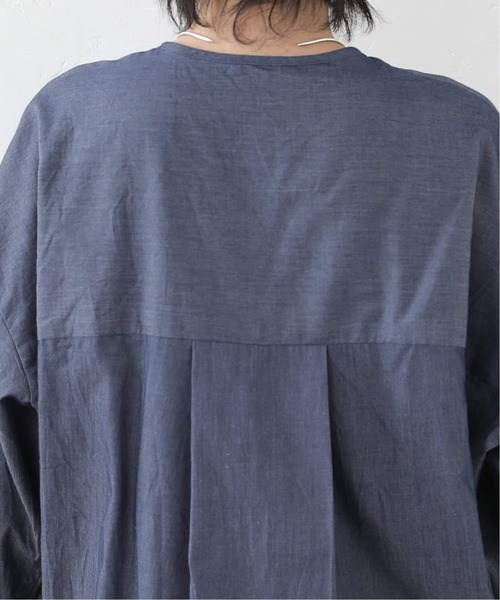 JOURNAL STANDARD LUXE（ジャーナルスタンダード　ラックス）の「Kalina's frill SH（シャツ/ブラウス・レディース・ネイビー/ホワイト・FREE）」の11枚目の写真