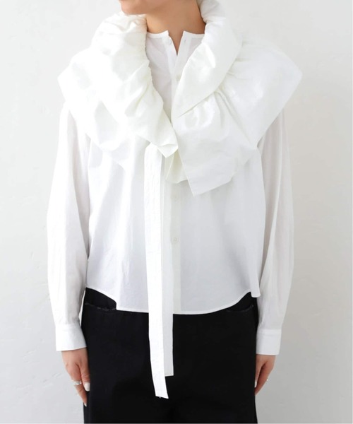 JOURNAL STANDARD LUXE（ジャーナルスタンダード　ラックス）の「Kalina's frill SH（シャツ/ブラウス・レディース・ネイビー/ホワイト・FREE）」の17枚目の写真