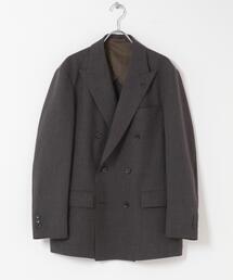 URBAN RESEARCH DOORS | LIFE STYLE TAILOR ウーリーノグレンチェックダブルジャケット(その他アウター)