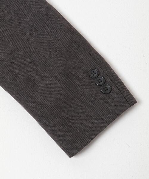 URBAN RESEARCH DOORS(アーバンリサーチドアーズ)の「LIFE STYLE TAILOR ウーリーノグレンチェックダブルジャケット(その他アウター・メンズ・ブラウン・SMALL/MEDIUM/LARGE)」の3枚目の写真