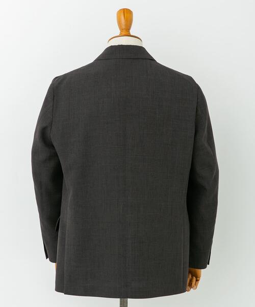 URBAN RESEARCH DOORS(アーバンリサーチドアーズ)の「LIFE STYLE TAILOR ウーリーノグレンチェックダブルジャケット(その他アウター・メンズ・ブラウン・SMALL/MEDIUM/LARGE)」の9枚目の写真