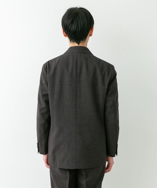 URBAN RESEARCH DOORS(アーバンリサーチドアーズ)の「LIFE STYLE TAILOR ウーリーノグレンチェックダブルジャケット(その他アウター・メンズ・ブラウン・SMALL/MEDIUM/LARGE)」の17枚目の写真