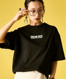 GEVS. | 綿100％星パッチワークTシャツ＜大きいサイズ有＞GEVS.(Tシャツ/カットソー)