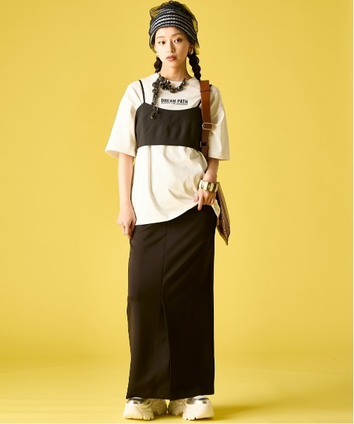 GEVS.(ジェイヴィス)の「綿100%星パッチワークTシャツ<大きいサイズ有>GEVS.(Tシャツ/カットソー・レディース・ブラック/オフホワイト・3L/LL/M/L/5L/4L)」の19枚目の写真