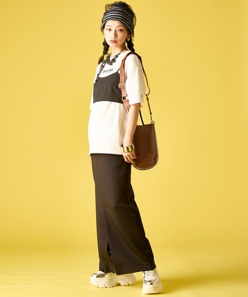 GEVS.(ジェイヴィス)の「綿100%星パッチワークTシャツ<大きいサイズ有>GEVS.(Tシャツ/カットソー・レディース・ブラック/オフホワイト・3L/LL/M/L/5L/4L)」の20枚目の写真