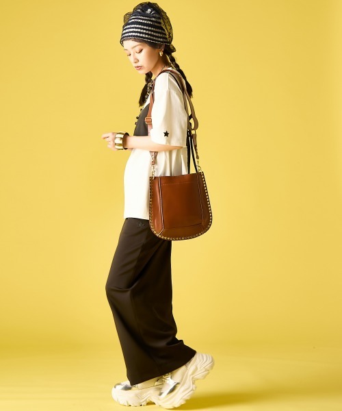 GEVS.(ジェイヴィス)の「綿100%星パッチワークTシャツ<大きいサイズ有>GEVS.(Tシャツ/カットソー・レディース・ブラック/オフホワイト・3L/LL/M/L/5L/4L)」の21枚目の写真