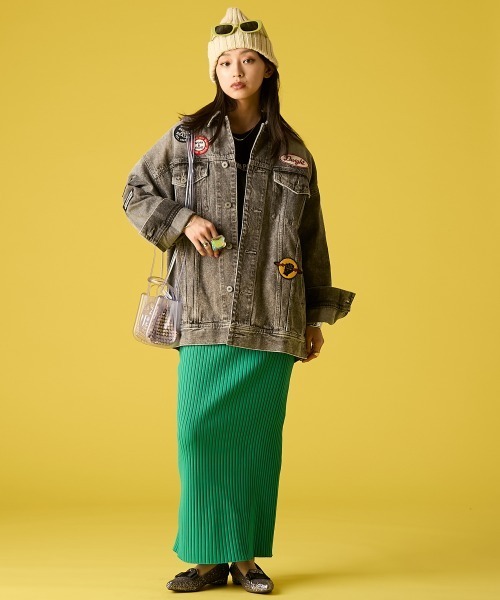 GEVS.(ジェイヴィス)の「綿100%星パッチワークTシャツ<大きいサイズ有>GEVS.(Tシャツ/カットソー・レディース・ブラック/オフホワイト・3L/LL/M/L/5L/4L)」の8枚目の写真