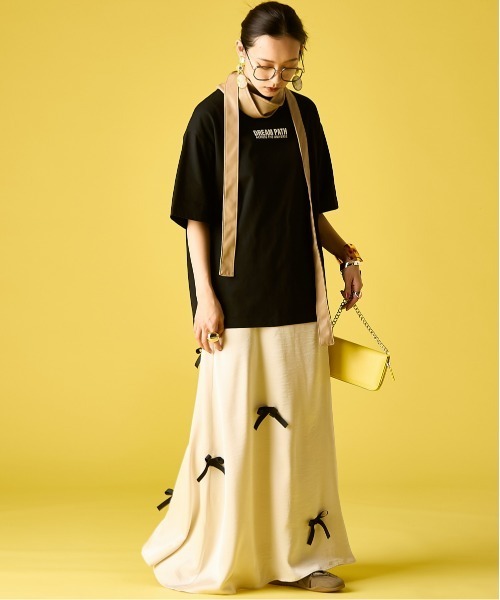 GEVS.(ジェイヴィス)の「綿100%星パッチワークTシャツ<大きいサイズ有>GEVS.(Tシャツ/カットソー・レディース・ブラック/オフホワイト・3L/LL/M/L/5L/4L)」の14枚目の写真