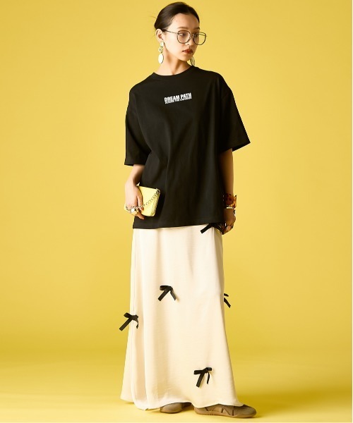 GEVS.(ジェイヴィス)の「綿100%星パッチワークTシャツ<大きいサイズ有>GEVS.(Tシャツ/カットソー・レディース・ブラック/オフホワイト・3L/LL/M/L/5L/4L)」の16枚目の写真