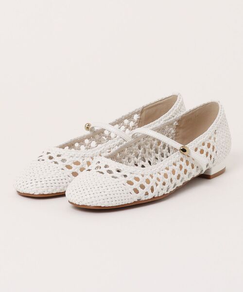 ⭐️極美品⭐️　PELLICO　メッシュパンプス　メリージェーン　ホワイト メリージェーンメッシュパンプス（パンプス）｜J&M DAVIDSON （ジェイ