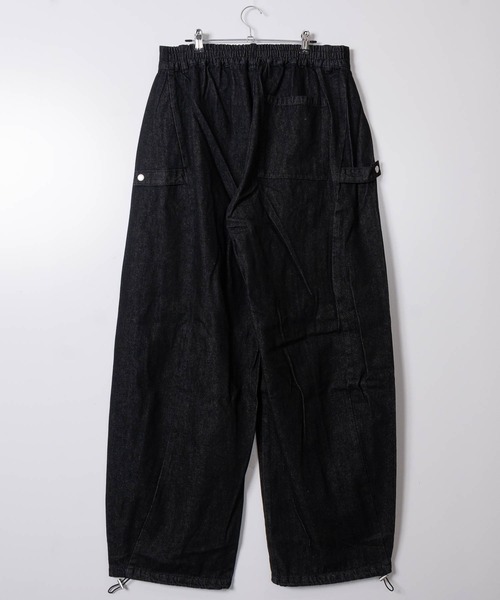 JOHN'S CLOSET(ジョンズクローゼット)の「【50】スナップデザイン バルーンシルエットデニムパンツ/カーブデニム(デニムパンツ・メンズ・ブラック/ブラック系その他/キナリ・LARGE/MEDIUM)」の13枚目の写真