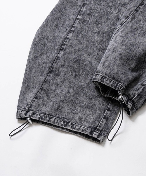 JOHN'S CLOSET(ジョンズクローゼット)の「【50】スナップデザイン バルーンシルエットデニムパンツ/カーブデニム(デニムパンツ・メンズ・ブラック/ブラック系その他/キナリ・LARGE/MEDIUM)」の10枚目の写真