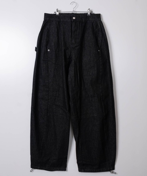 JOHN'S CLOSET(ジョンズクローゼット)の「【50】スナップデザイン バルーンシルエットデニムパンツ/カーブデニム(デニムパンツ・メンズ・ブラック/ブラック系その他/キナリ・LARGE/MEDIUM)」の16枚目の写真