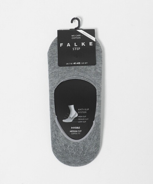 FALKE（ファルケ）の「＜FALKE＞ステップ インビジブル ソックス ミディアム カット（ソックス/靴下・メンズ・ブラック/ライトグレー・FREE）」の2枚目の写真