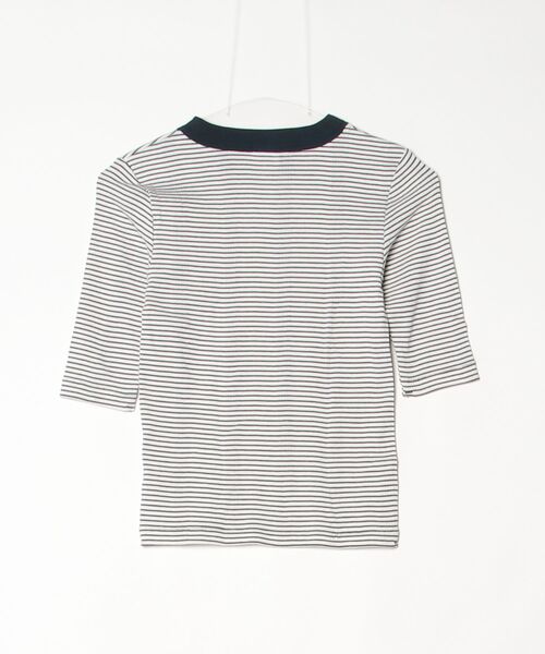 MILLER(ミラー)の「miller/ミラー Prib 5/S Tee(Tシャツ/カットソー・レディース・ブラック/アイボリー/ピンク系その他4/ネイビー/その他13/ライム・F)」の7枚目の写真