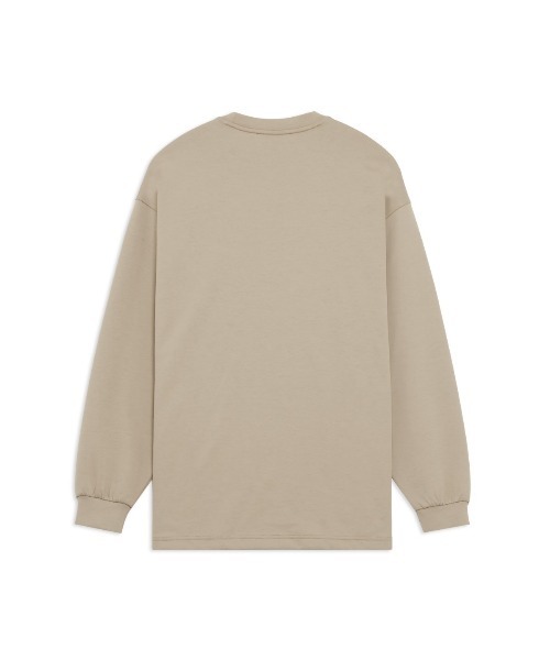 PUMA(プーマ)の「PUMA OVERSIZED LS TEE(プーマ オーバーサイズド ロングスリーブ ティー)(Tシャツ/カットソー・メンズ・グレー系/ブラック系/ベージュ系・SMALL/X-SMALL/LARGE/MEDIUM)」の7枚目の写真