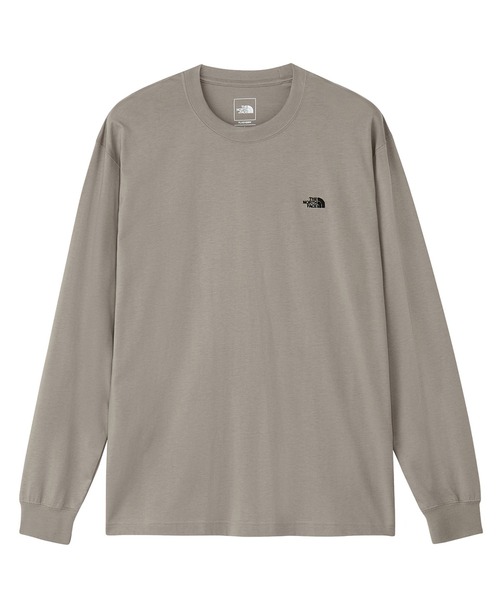 THE NORTH FACE(ザノースフェイス)の「ザ ノース フェイス THE NORTH FACE L/S FD Nuptse Cotton Tee ロングスリーブフラッシュドライヌプシコットンティー(Tシャツ/カットソー・メンズ・ブラウン/ホワイト/ブラック・S/M/L/LL)」の1枚目の写真