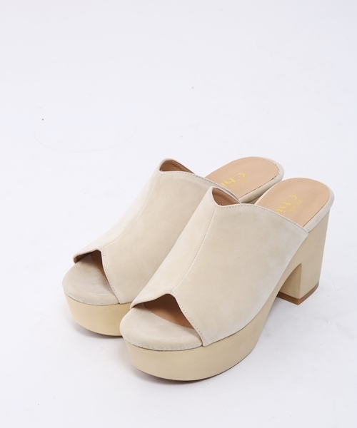 Chico（チコ）の「【who's who Chico】スエードサボサンダル（サンダル・レディース・ブラック/ベージュ/ライトベージュ・L/M/S）」の3枚目の写真