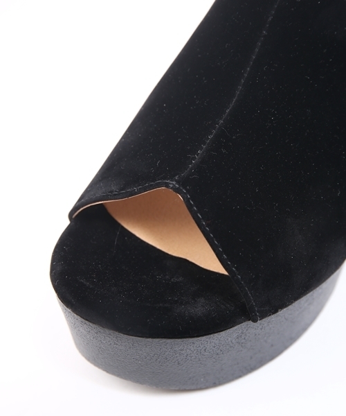 Chico（チコ）の「【who's who Chico】スエードサボサンダル（サンダル・レディース・ブラック/ベージュ/ライトベージュ・L/M/S）」の4枚目の写真