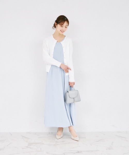 tocco closet（トッコ　クローゼット）の「【ZOZO限定】ビジュー釦カーディガン（カーディガン/ボレロ・レディース・ブラック/オフホワイト/イエロー/ラベンダー・M）」の17枚目の写真