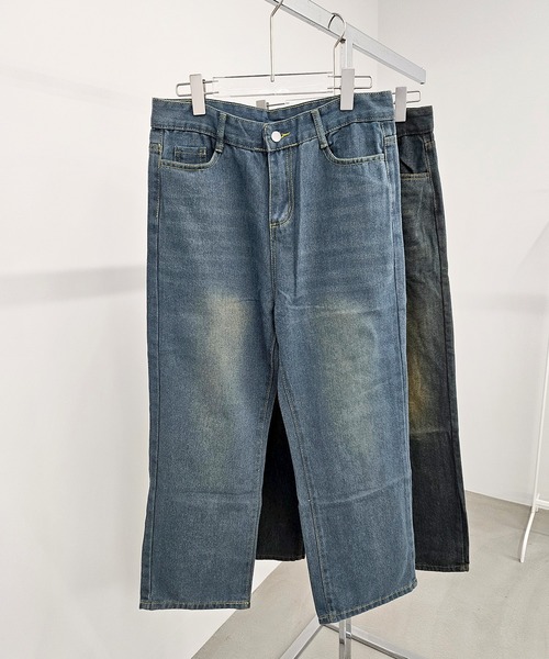 WESTBOY(ウエストボーイ)の「ヴィンテージウォッシュ ストレートデニムパンツ WO26S7PT01(デニムパンツ・メンズ・ブルー系その他/ブルー・XL/M/L)」の17枚目の写真