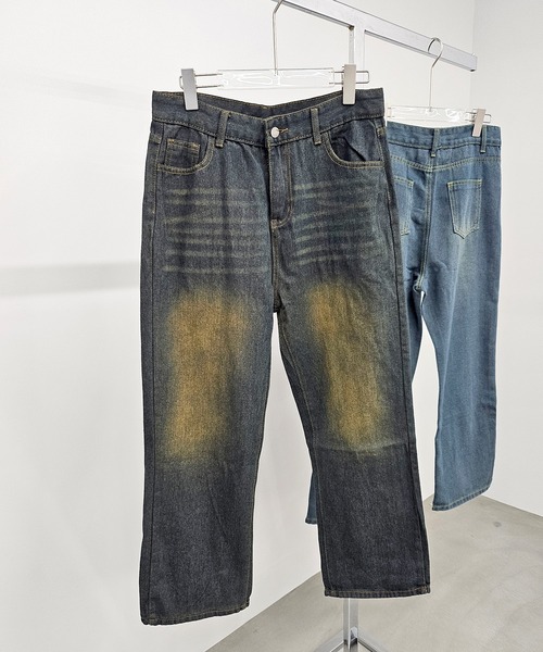 WESTBOY(ウエストボーイ)の「ヴィンテージウォッシュ ストレートデニムパンツ WO26S7PT01(デニムパンツ・メンズ・ブルー系その他/ブルー・XL/M/L)」の19枚目の写真