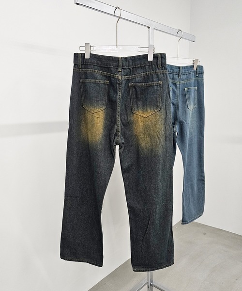 WESTBOY(ウエストボーイ)の「ヴィンテージウォッシュ ストレートデニムパンツ WO26S7PT01(デニムパンツ・メンズ・ブルー系その他/ブルー・XL/M/L)」の20枚目の写真