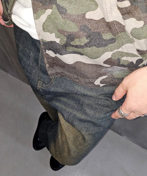 WESTBOY(ウエストボーイ)の「ヴィンテージウォッシュ ストレートデニムパンツ WO26S7PT01(デニムパンツ・メンズ・ブルー系その他/ブルー・XL/M/L)」の11枚目の写真