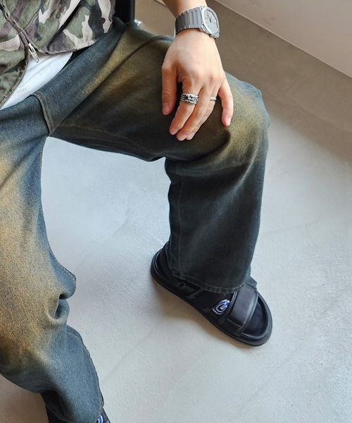 WESTBOY(ウエストボーイ)の「ヴィンテージウォッシュ ストレートデニムパンツ WO26S7PT01(デニムパンツ・メンズ・ブルー系その他/ブルー・XL/M/L)」の13枚目の写真