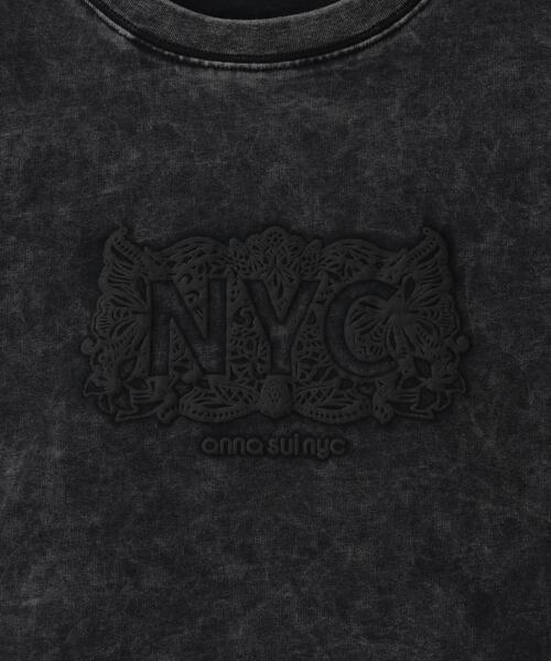 anna sui nyc(アナ スイ エヌ ワイ シー)の「anna sui nyc/アナ スイ エヌワイシー/スリーブスラッシュロングTシャツ(Tシャツ/カットソー・レディース・パープル/ブラック・F)」の15枚目の写真