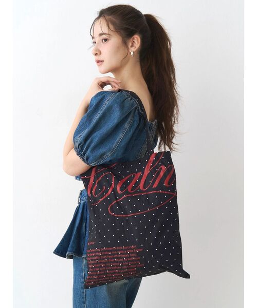CALNAMUR(カルナムール)の「ナイロントートロゴバッグ(トートバッグ・レディース・ピンク/レッド/イエロー/ブラック/ブルー・FREE)」の16枚目の写真
