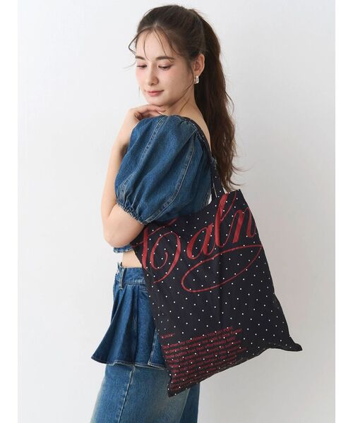CALNAMUR(カルナムール)の「ナイロントートロゴバッグ(トートバッグ・レディース・ピンク/レッド/イエロー/ブラック/ブルー・FREE)」の17枚目の写真