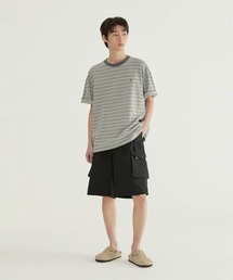 COVERNAT | [SOOBIN着用] MULTI STRIPE T-SHIRT(Tシャツ/カットソー)