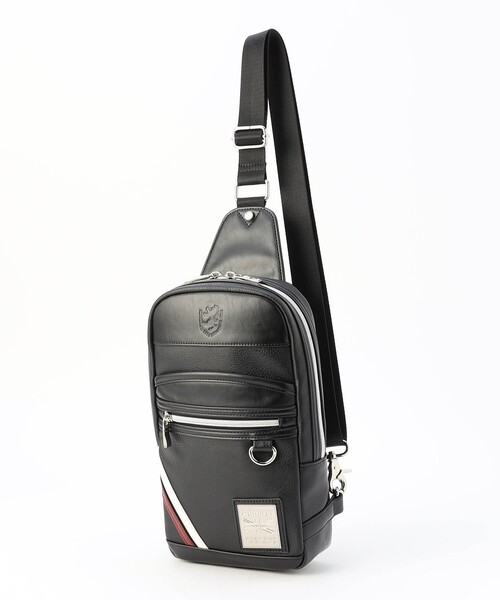 NICOLE CLUB FOR MEN（ニコルクラブフォーメン）の「【Admiral別注】ボディーバッグ（ボディバッグ/ウエストポーチ・メンズ・ホワイト/ブラック/その他2/ネイビー/その他3・FREE）」の2枚目の写真