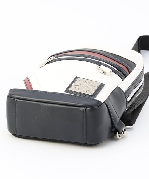 NICOLE CLUB FOR MEN（ニコルクラブフォーメン）の「【Admiral別注】ボディーバッグ（ボディバッグ/ウエストポーチ・メンズ・ホワイト/ブラック/その他2/ネイビー/その他3・FREE）」の8枚目の写真