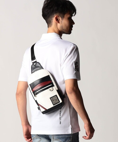 NICOLE CLUB FOR MEN（ニコルクラブフォーメン）の「【Admiral別注】ボディーバッグ（ボディバッグ/ウエストポーチ・メンズ・ホワイト/ブラック/その他2/ネイビー/その他3・FREE）」の15枚目の写真