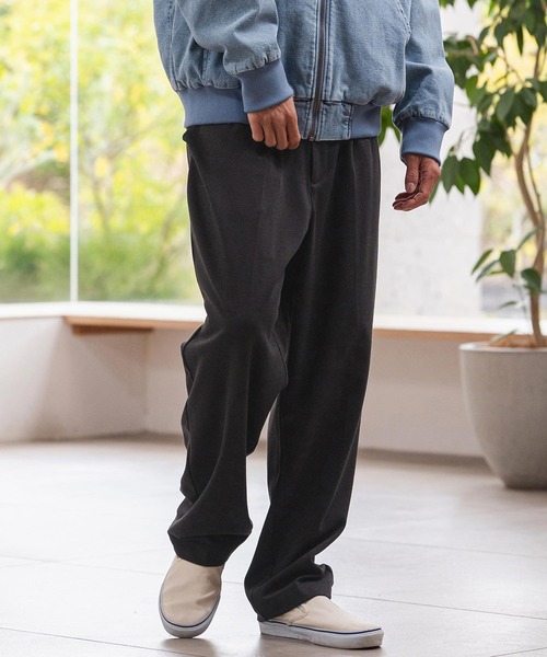 CAMBIO(カンビオ)の「mp14940- カルゼワイドパンツ(HLCM0259)(その他パンツ・メンズ・ネイビー/ブラック・S/M/L)」の1枚目の写真
