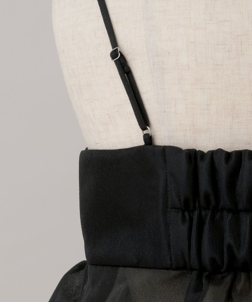 A part by(アパートバイ)の「ダブルラッセルキャミ(シャツ/ブラウス・レディース・オフホワイト/ブラック・FREE)」の11枚目の写真