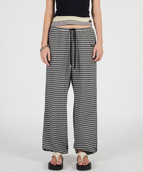 PRANK PROJECT（プランクプロジェクト）の「【2026Summer Pre-Order】ボーダーイージーパンツ / Border Easy Pants（その他パンツ・レディース・グレー/ブラック・36/38）」の10枚目の写真