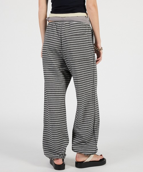 PRANK PROJECT（プランクプロジェクト）の「【2026Summer Pre-Order】ボーダーイージーパンツ / Border Easy Pants（その他パンツ・レディース・グレー/ブラック・36/38）」の12枚目の写真