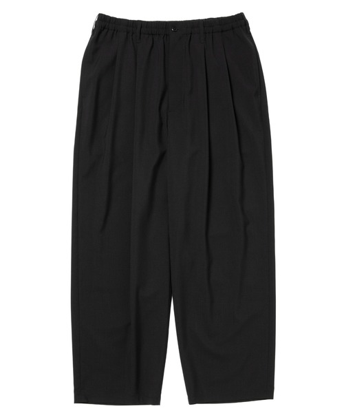 COOTIE PRODUCTIONS(クーティープロダクションズ)の「T/W 2 Tuck Easy Pants(スラックス・メンズ・ブラック・X-LARGE/LARGE/MEDIUM/SMALL)」の1枚目の写真
