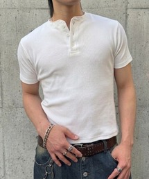 lilful（リルフル）の「【26年春夏新作】スパンリブ ベーシックヘンリーネック半袖Tシャツ（Tシャツ/カットソー）」